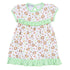 Giving Thanks Printed Ruffle Short Sleeve Dress Set - Magnolia BabyDress