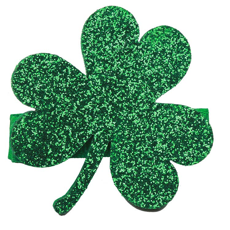 Glitter Shamrock Clip - Magnolia BabyHair Clip