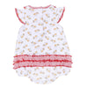 Go Bulldogs! Printed Ruffle Flutters Bubble - Magnolia BabyBubble