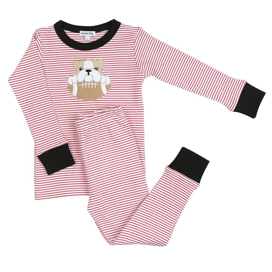 Go Dawgs! Applique Long Pajamas - Magnolia BabyLong Pajamas
