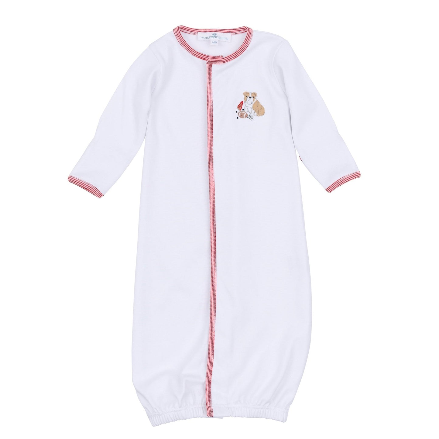 Go Dawgs! Embroidered Converter - Magnolia BabyConverter Gown