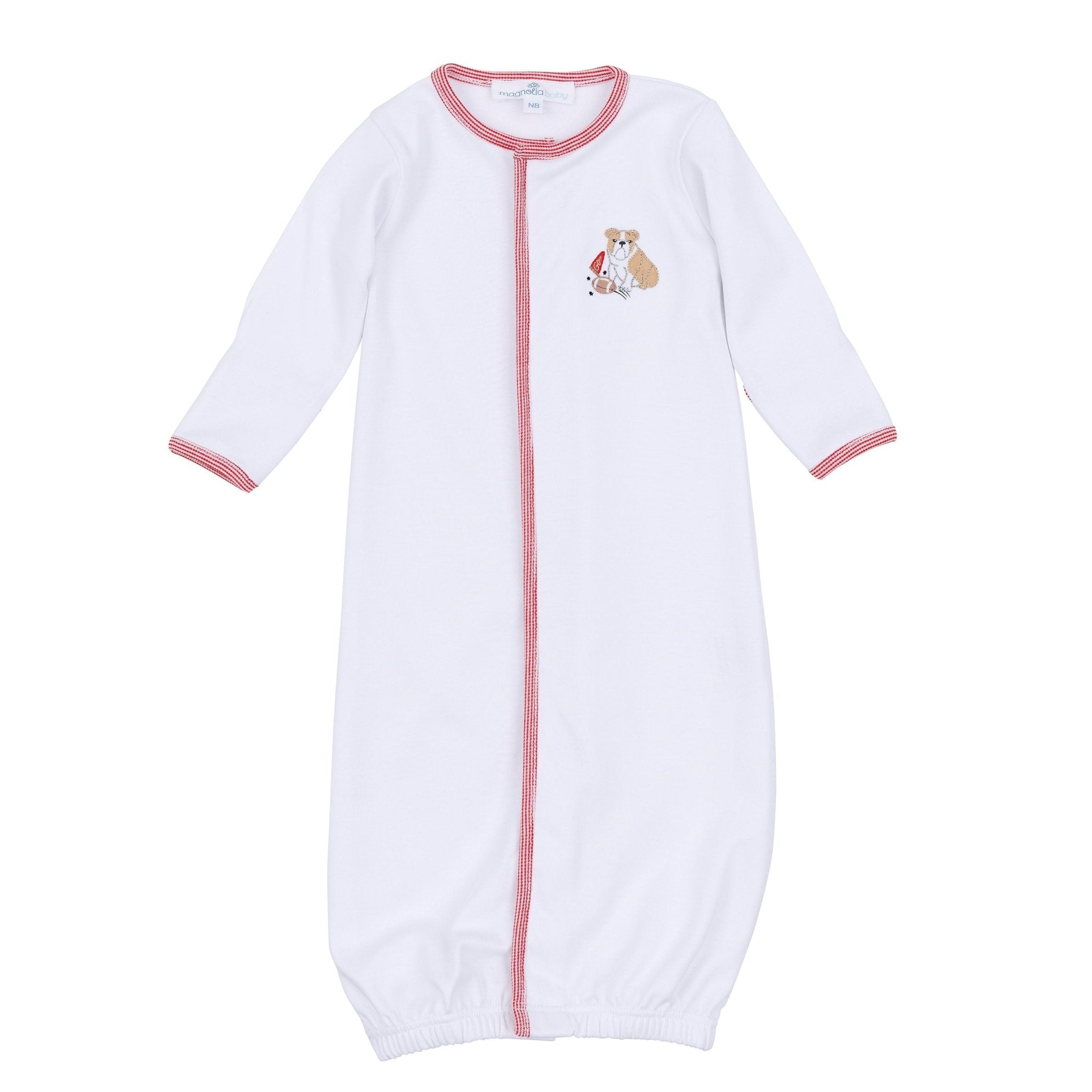 Go Dawgs! Embroidered Converter - Magnolia BabyConverter Gown