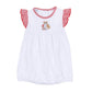 Go Dawgs! Embroidered Girl Bubble - Magnolia BabyBubble