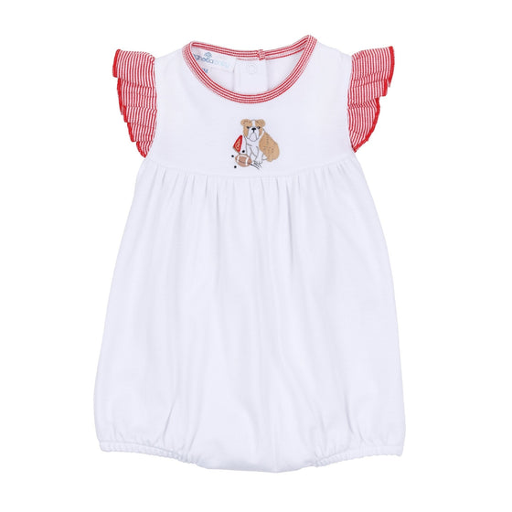 Go Dawgs! Embroidered Girl Bubble - Magnolia BabyBubble
