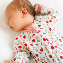  Go Dawgs! Print Zip Footie - Magnolia BabyFootie