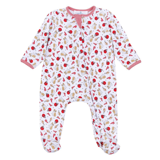 Go Dawgs! Print Zip Footie - Magnolia BabyFootie