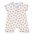 Go Tigers! Yellow Printed Front Snap Short Playsuit - Magnolia BabyShort Playsuit