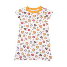  Gobble, Gobble Cookies Girl's Short Sleeve Nightdress - Magnolia BabyNightdress