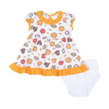  Gobble, Gobble Cookies Print Dress - Magnolia BabyDress