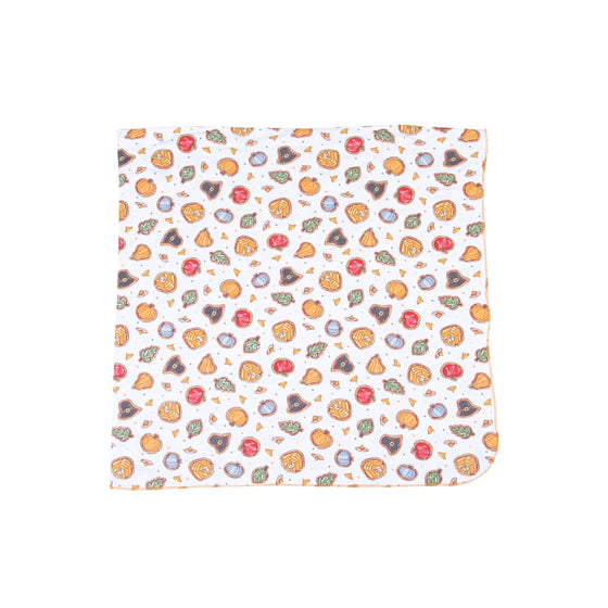Gobble, Gobble Cookies Print Swaddle Blanket - Magnolia BabySwaddle Blanket