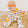 Gobble, Gobble Cookies Zip Footie - Magnolia BabyFootie