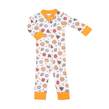  Gobble, Gobble Cookies Zip Pajamas - Magnolia BabyZipper Pajamas