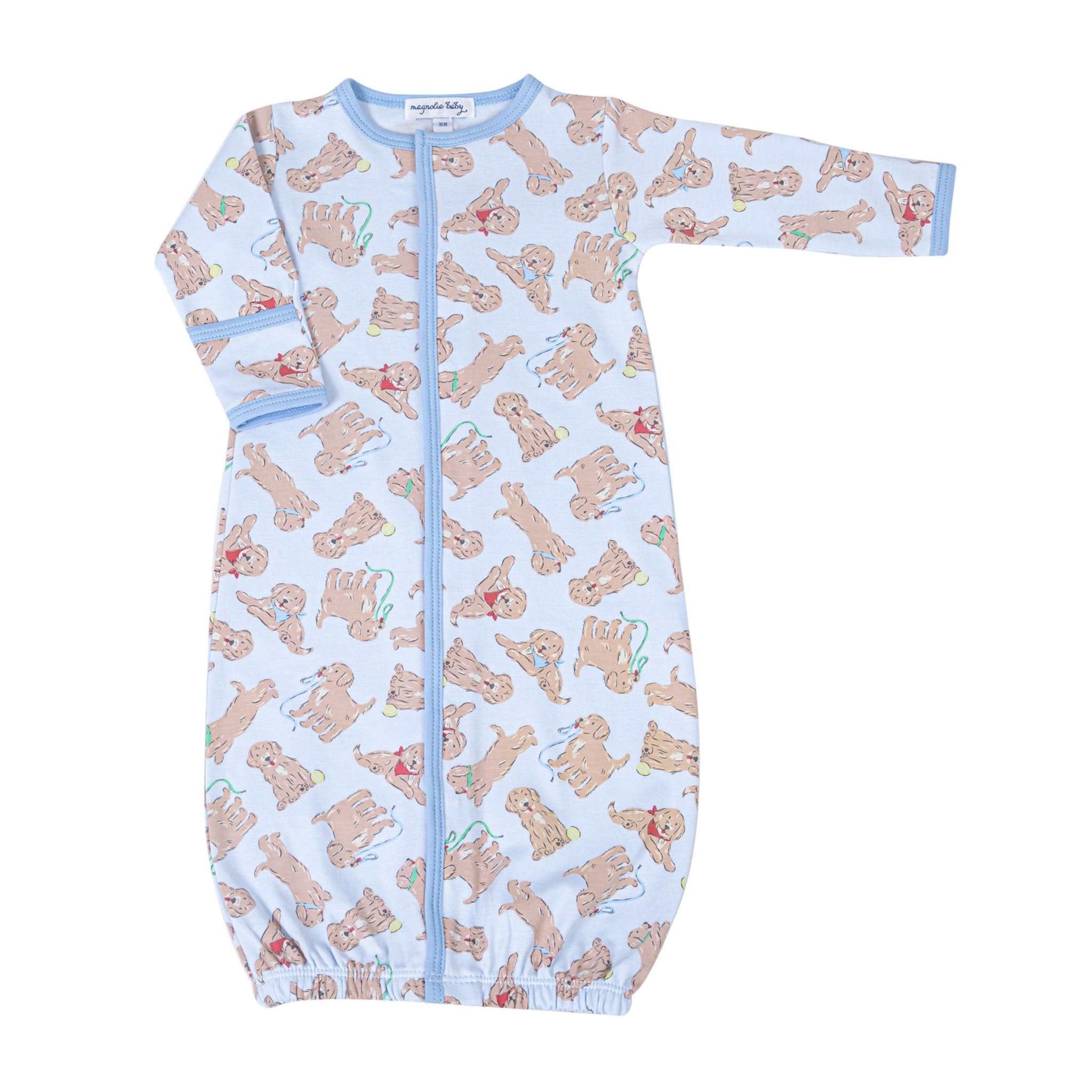 Golden Pup Converter - Light Blue - Magnolia BabyConverter Gown