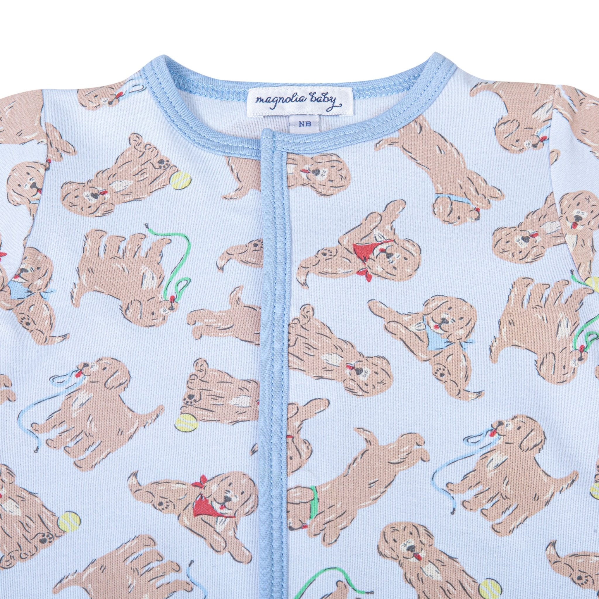 Golden Pup Converter - Light Blue - Magnolia BabyConverter Gown