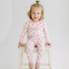 Golden Pup Long Pajamas - Pink - Magnolia BabyLong Pajamas