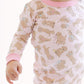 Golden Pup Long Pajamas - Pink - Magnolia BabyLong Pajamas