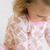 Golden Pup Long Pajamas - Pink - Magnolia BabyLong Pajamas