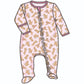 Golden Pup Zip Footie - Pink - Magnolia BabyFootie
