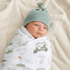 Magnolia Baby_Golf Swaddle Set - Green_1