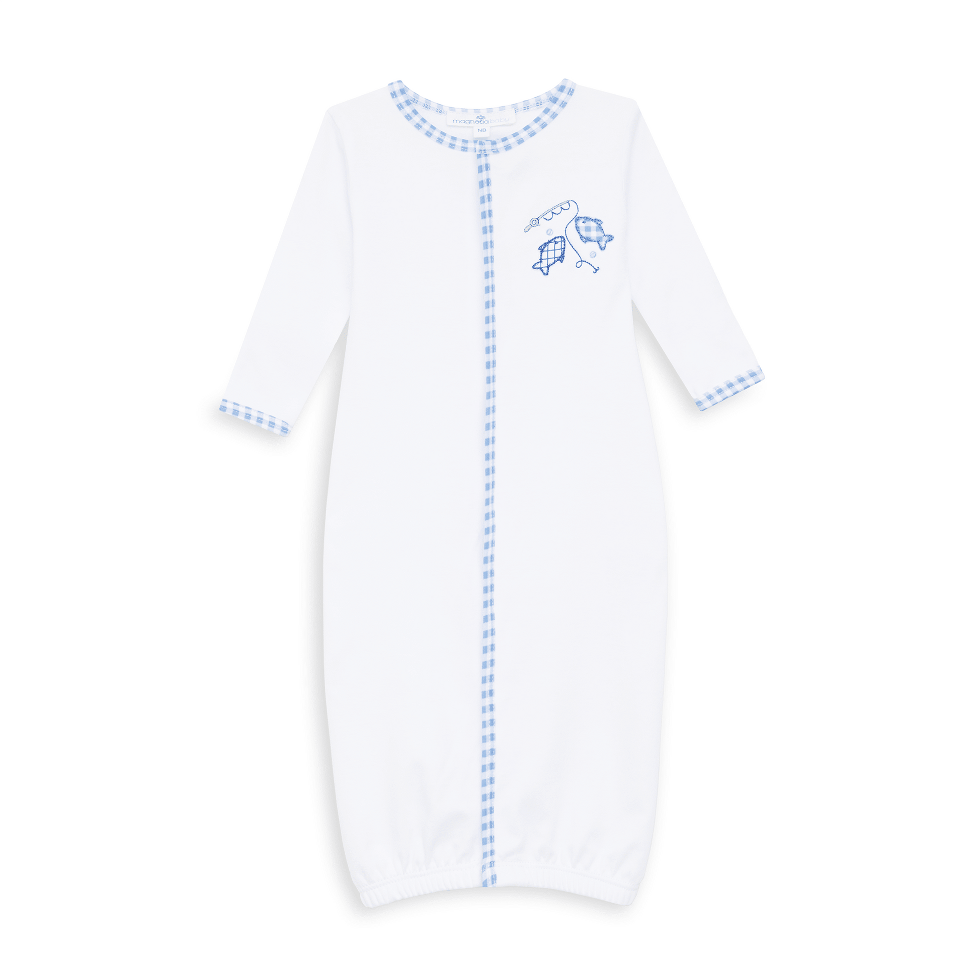 Gone Fishing Applique Converter - Magnolia BabyConverter Gown