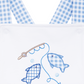 Gone Fishing Applique Criss - Cross Bubble - Magnolia BabyBubble