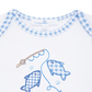 Gone Fishing Applique Lap Bodysuit - Magnolia BabyBodysuit