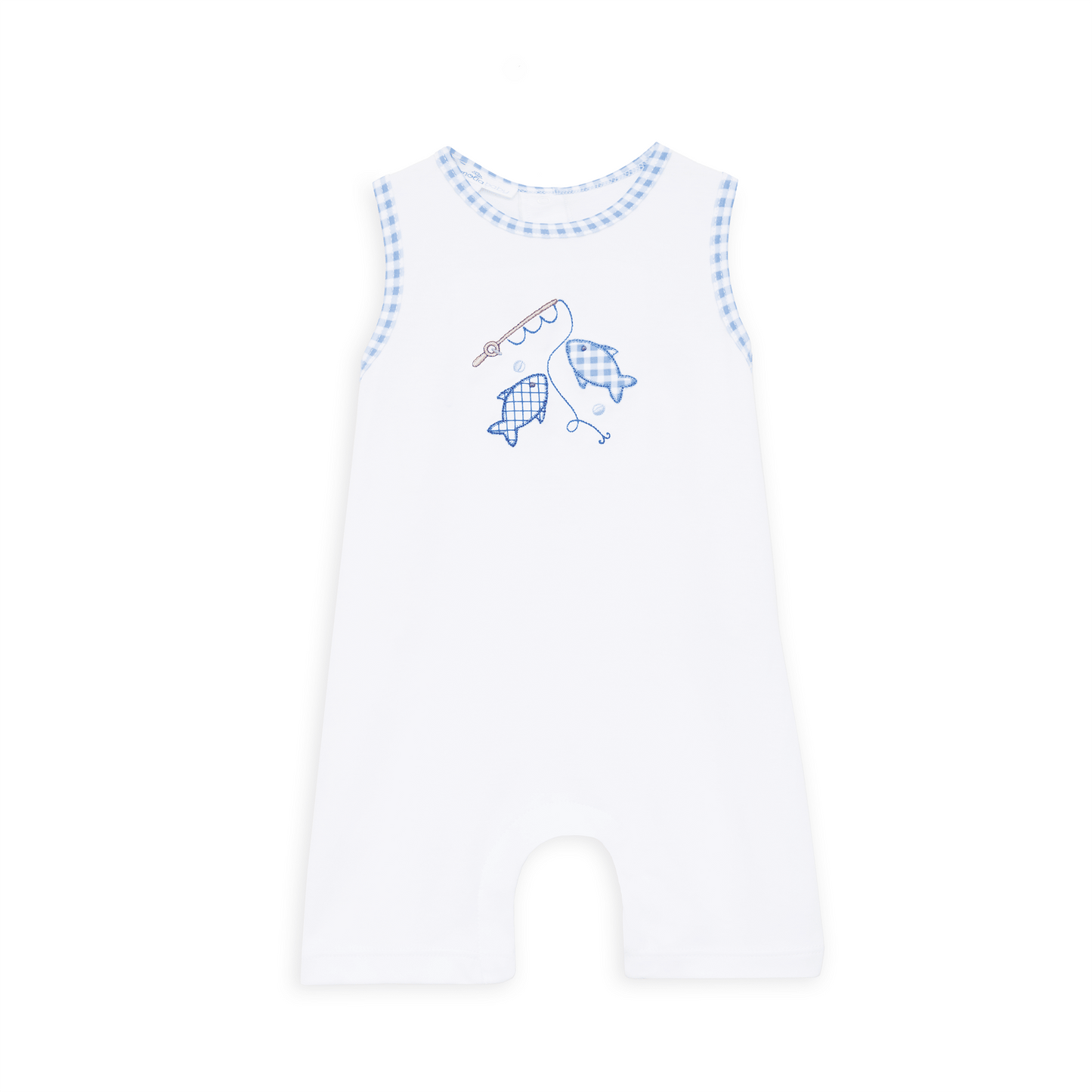 Gone Fishing Applique Short Playsuit - Magnolia BabyShort Playsuit