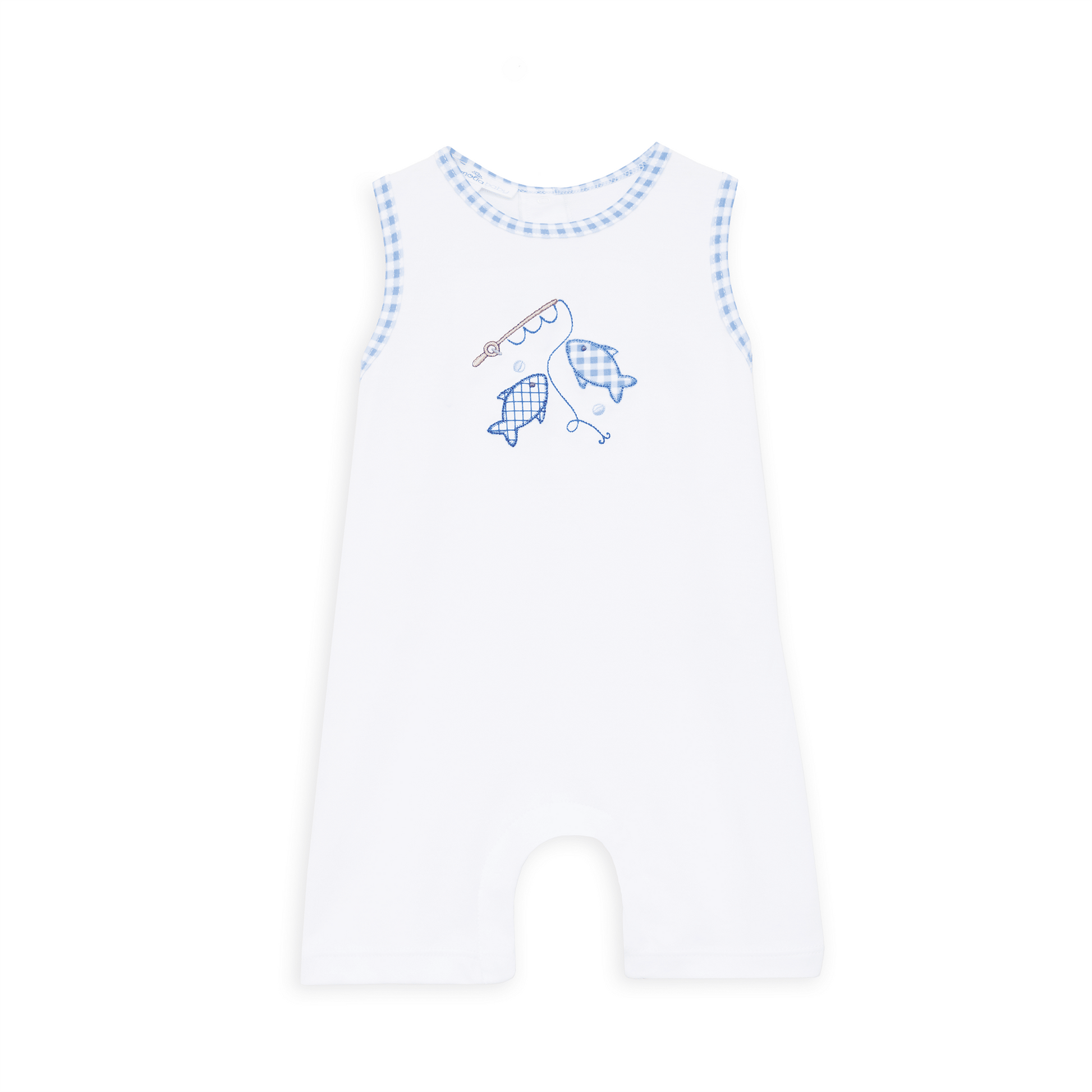 Gone Fishing Applique Short Playsuit - Magnolia BabyShort Playsuit