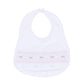 Magnolia Baby_Grace Smocked Bib - White Pink_1
