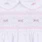 Magnolia Baby_Grace Smocked Gown - White Pink_3