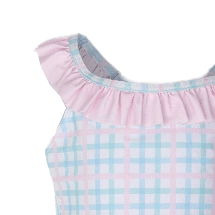 Grand Lagoon Pastel Plaid One Piece Swimsuit UPF50 - Magnolia BabySwimsuit