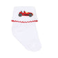 Grand Prix Embroidered Socks - Magnolia BabySocks