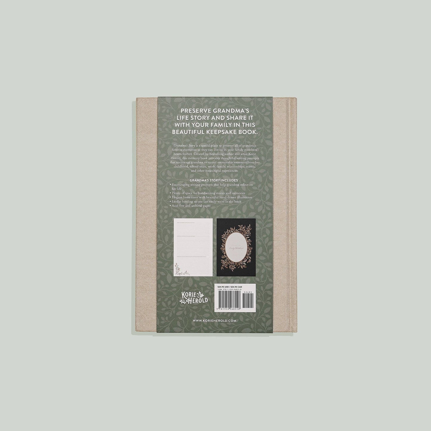 Grandma's Story: A Memory and Keepsake Journal for My Family - Magnolia BabyBook