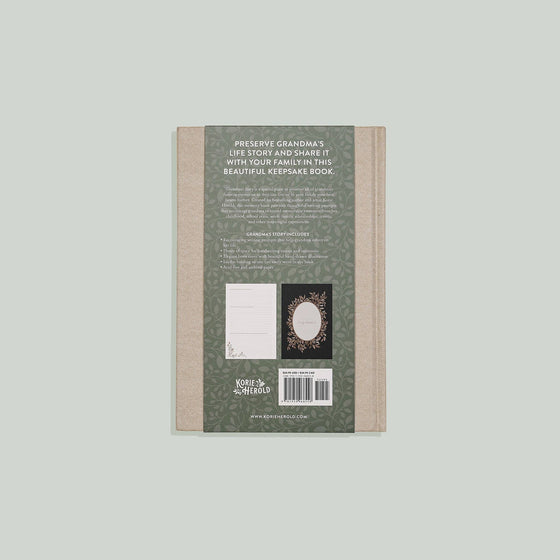 Grandma's Story: A Memory and Keepsake Journal for My Family - Magnolia BabyBook