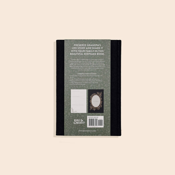 Grandpa's Story: A Memory and Keepsake Journal for My Family - Magnolia BabyBook