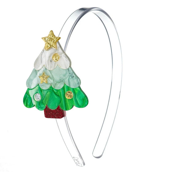 Green Christmas Tree Headband - Magnolia BabyHeadband