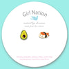 Guac & Roll Pierced Earrings - Magnolia BabyEarrings