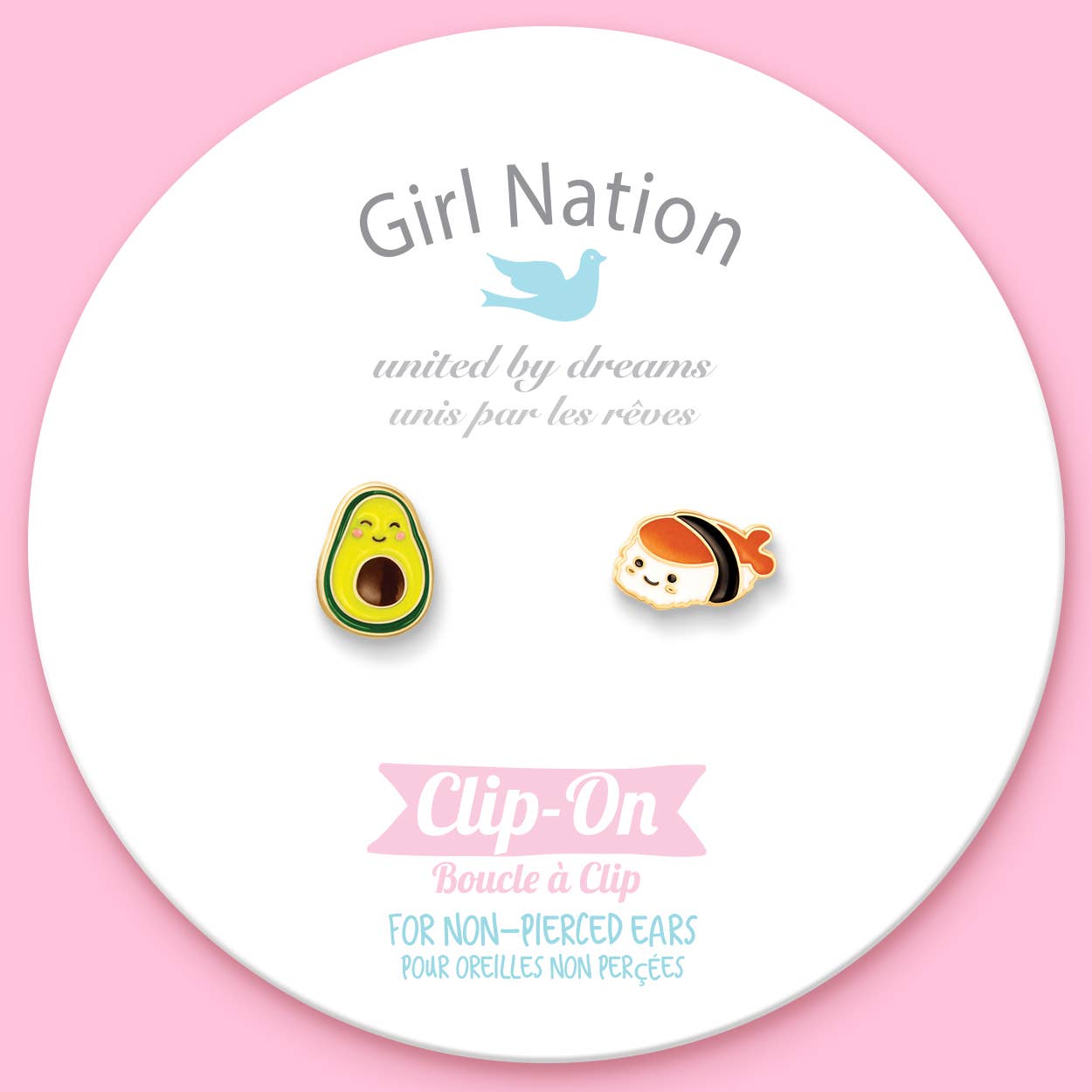 Guac & Roll Sushi Clip - On Earrings - Magnolia BabyEarrings