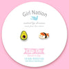 Guac & Roll Sushi Clip - On Earrings - Magnolia BabyEarrings