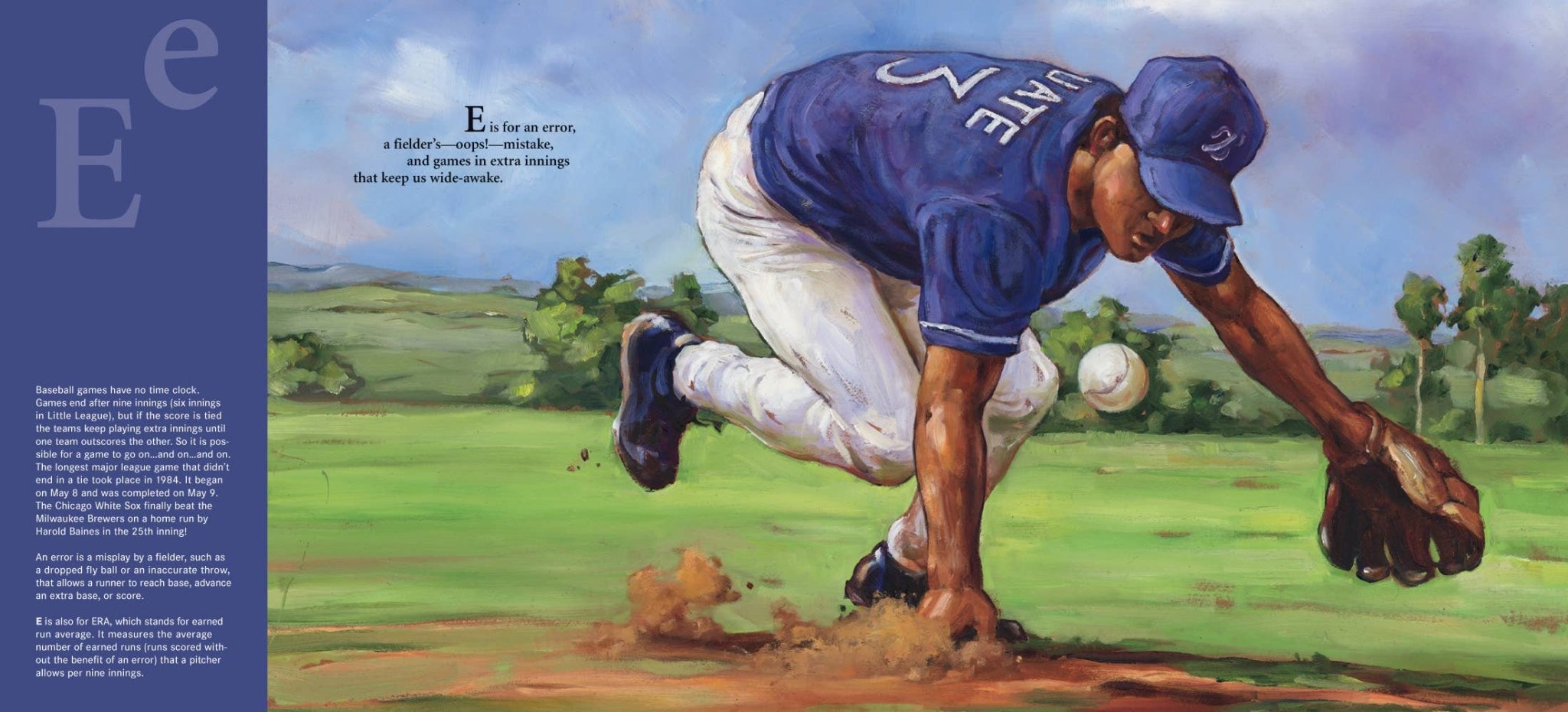 H is for Home Run: A Baseball Alphabet Picture Book (Paperback) - Magnolia BabyBook