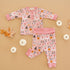 Halloween Hounds 2pc Pant Set - Dusty Rose - Magnolia Baby2pc Pant Set