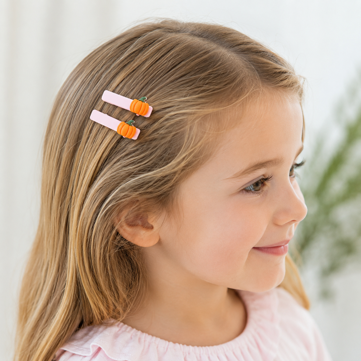 Pumpkin Hair Pins - Set of Three