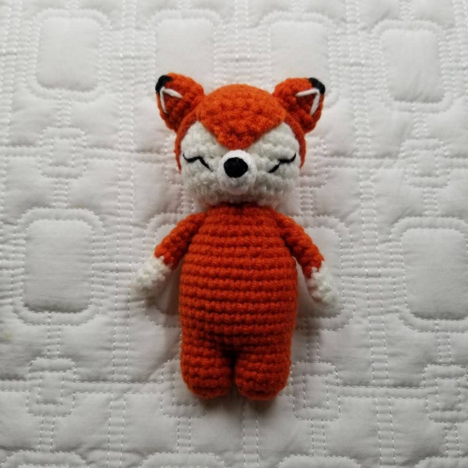 D & C TOYS_Hand Crochet Fox Teething Toy_3