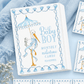Hand Painted Baby Boy Stork Milestone Cards - Magnolia BabyMilestone Cards