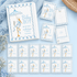 Hand Painted Baby Boy Stork Milestone Cards - Magnolia BabyMilestone Cards