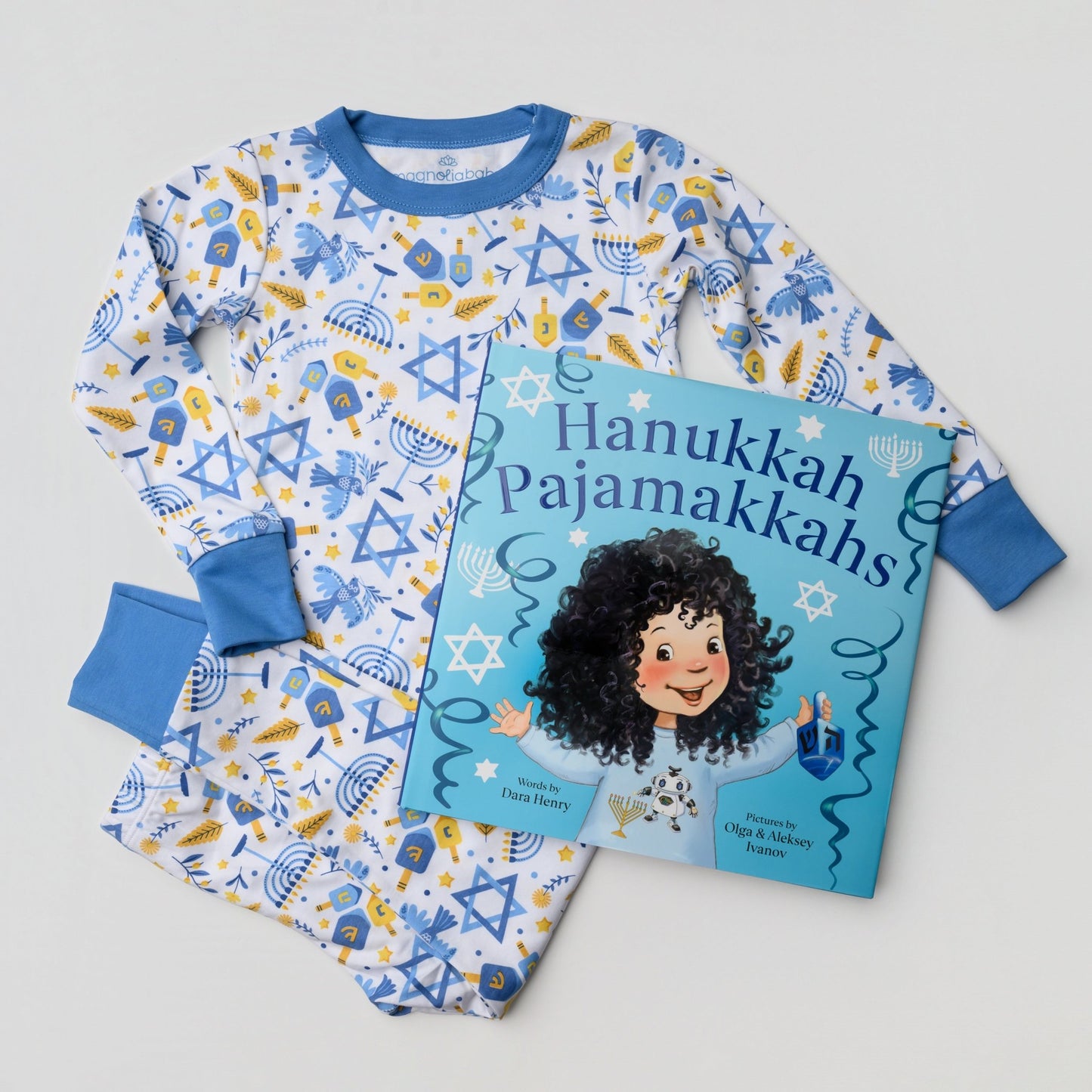 Hanukkah Pajamas Gift Set - Magnolia BabyGift Set