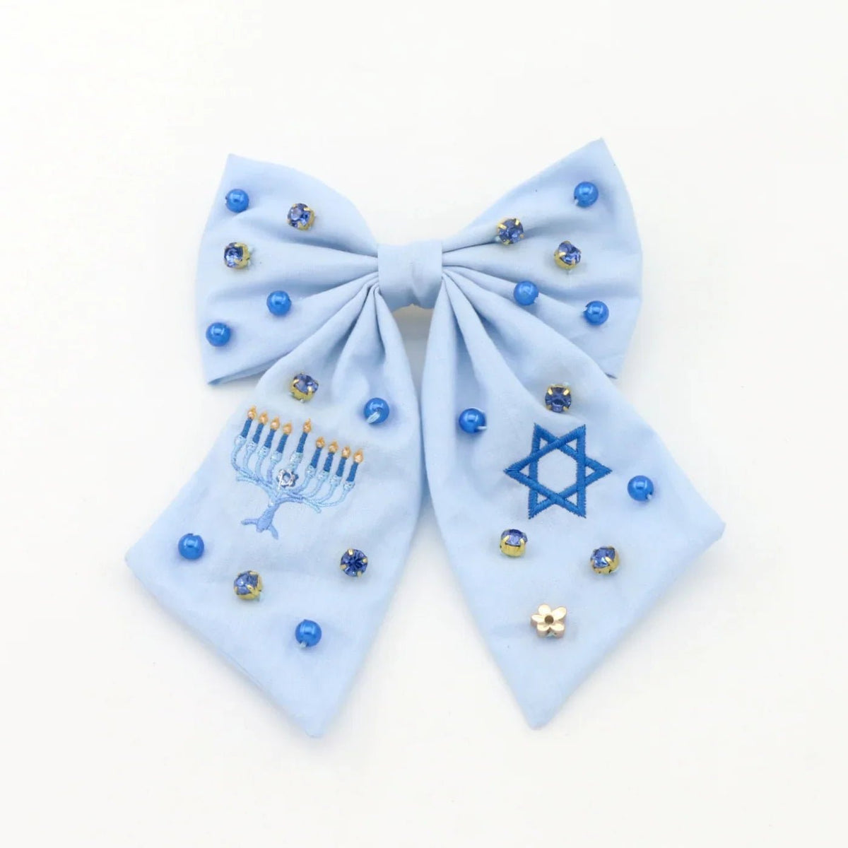 Magnolia Baby_Hanukkah Pajamas + Poppyland Headband Gift Set - Festival of Lights_4