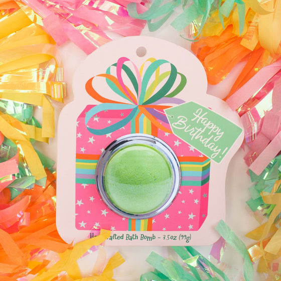 Happy Birthday Present Clamshell Bath Bomb - Magnolia BabyBath Bomb