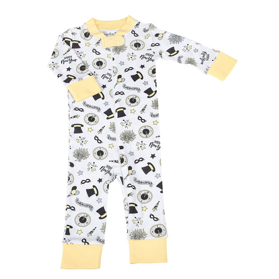 Happy New Year! Zip Pajamas - Magnolia BabyZipper Pajamas