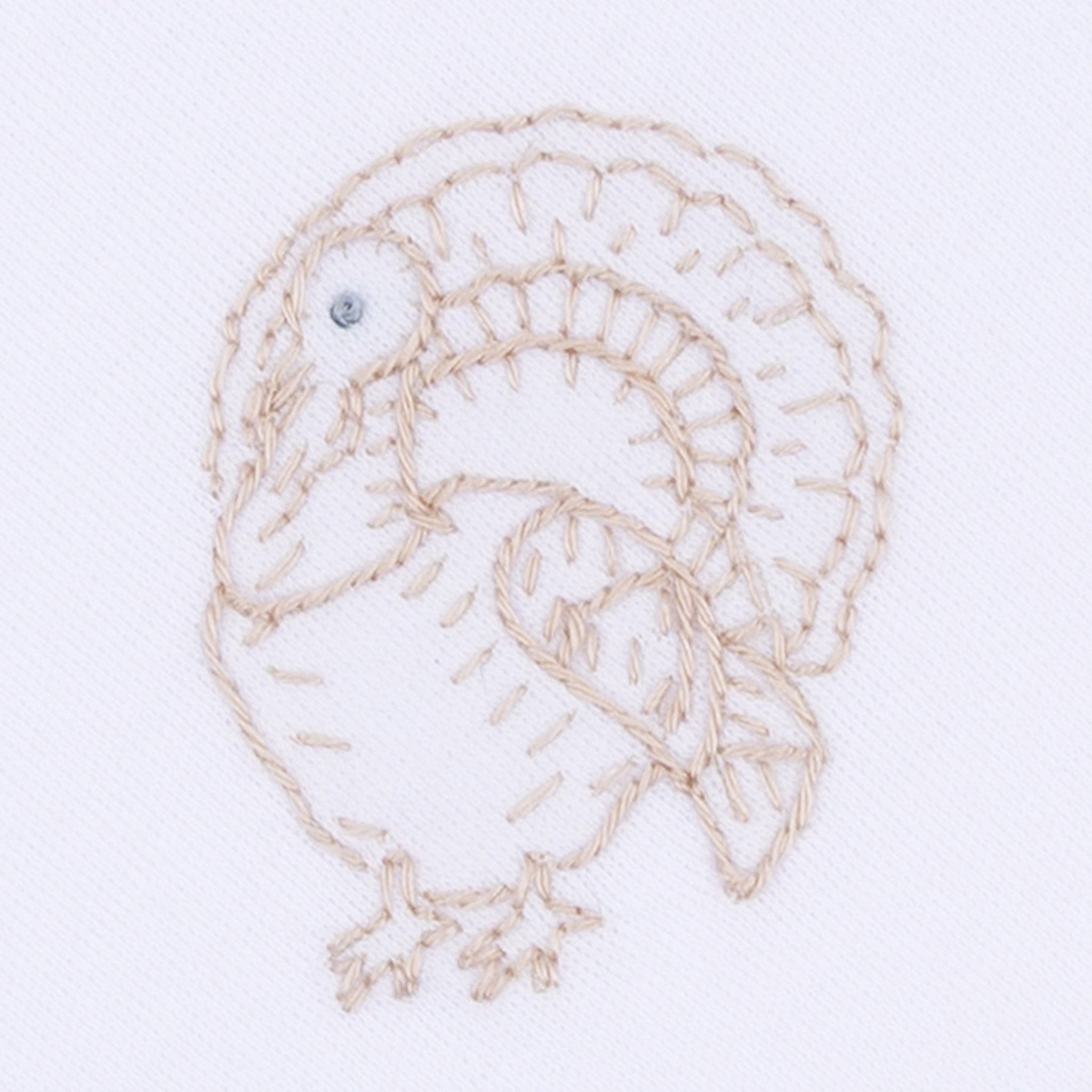 Magnolia Baby_Harvest Blessings Hand-Embroidered Baby's First Thanksgiving Bodysuit - Ivory_2